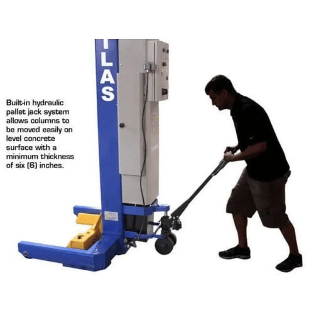 Atlas 99,000 LB. ALI Certified Battery Powered Mobile Column Automotive Lift System - Image 9