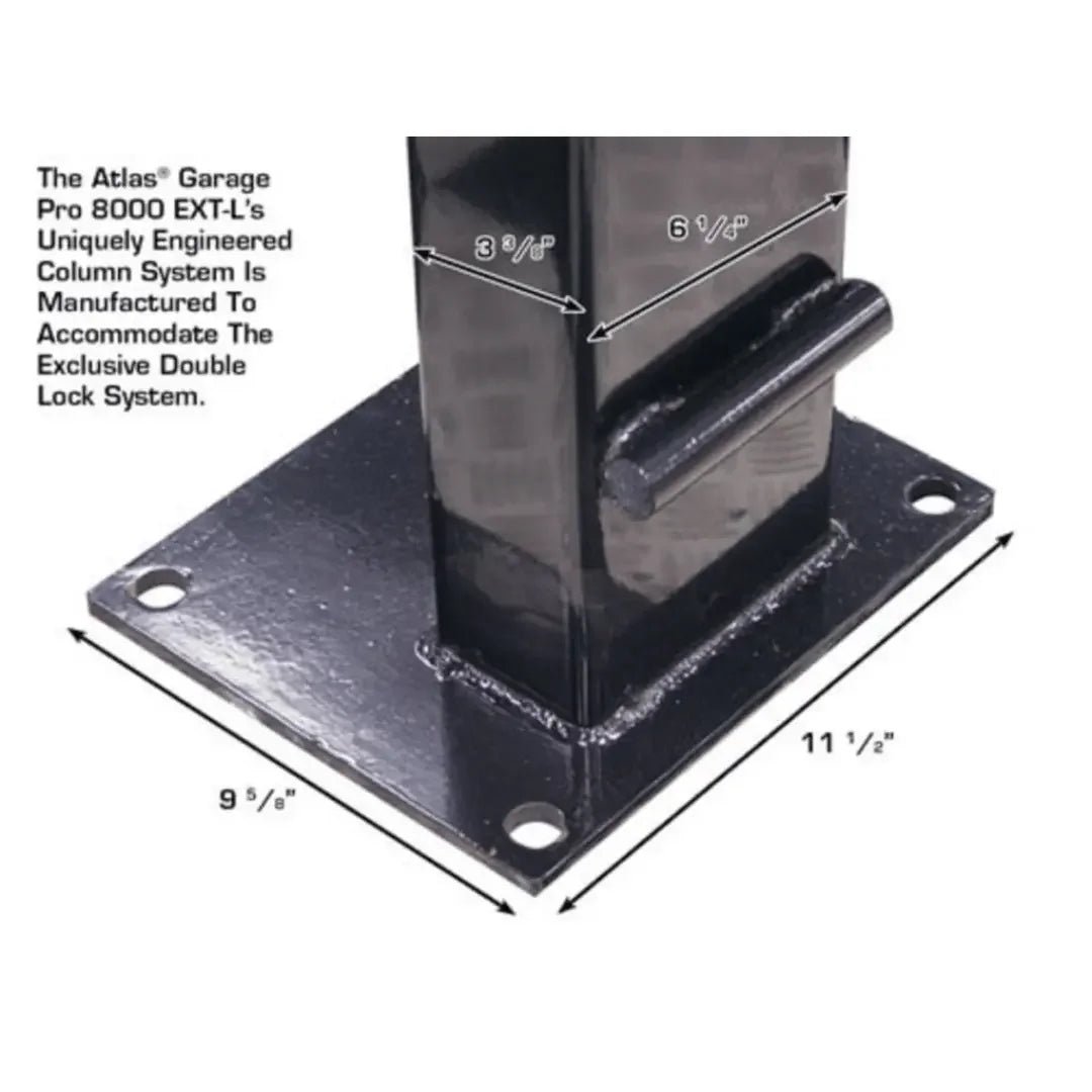 Atlas Garage PRO8000EXT-L 4 Post Lift + RJ35 Sliding Jack Combo - Image 10