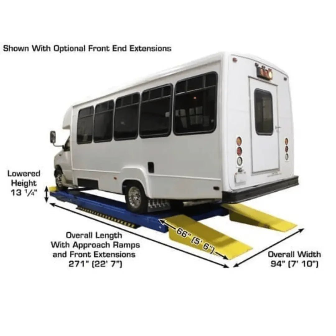 Atlas PX16A Scissor Alignment Lift and RJ8 Rolling Jack Combo - Image 11