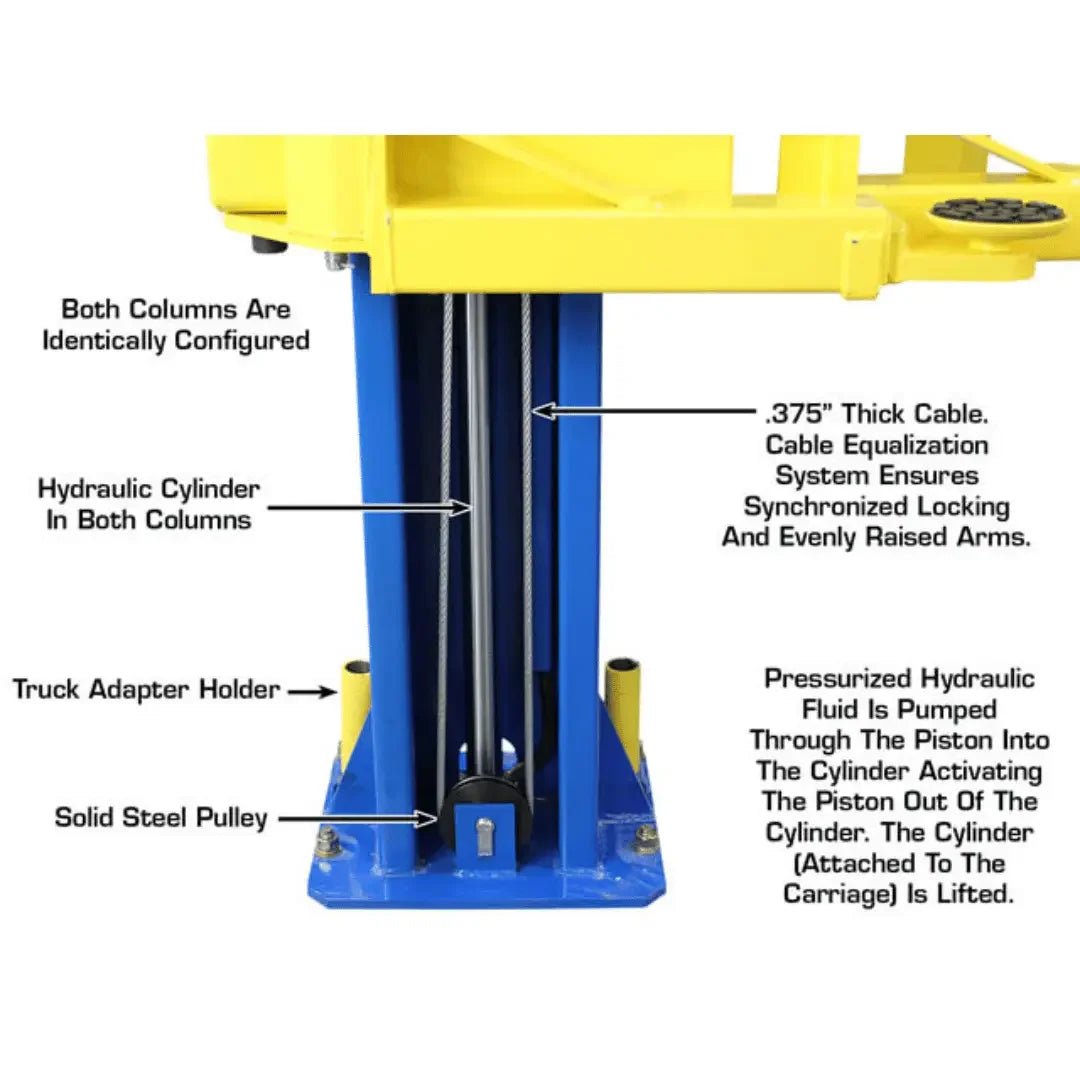 Atlas PRO-9D 9,000 lb 2-Post Overhead Lift - Image 11