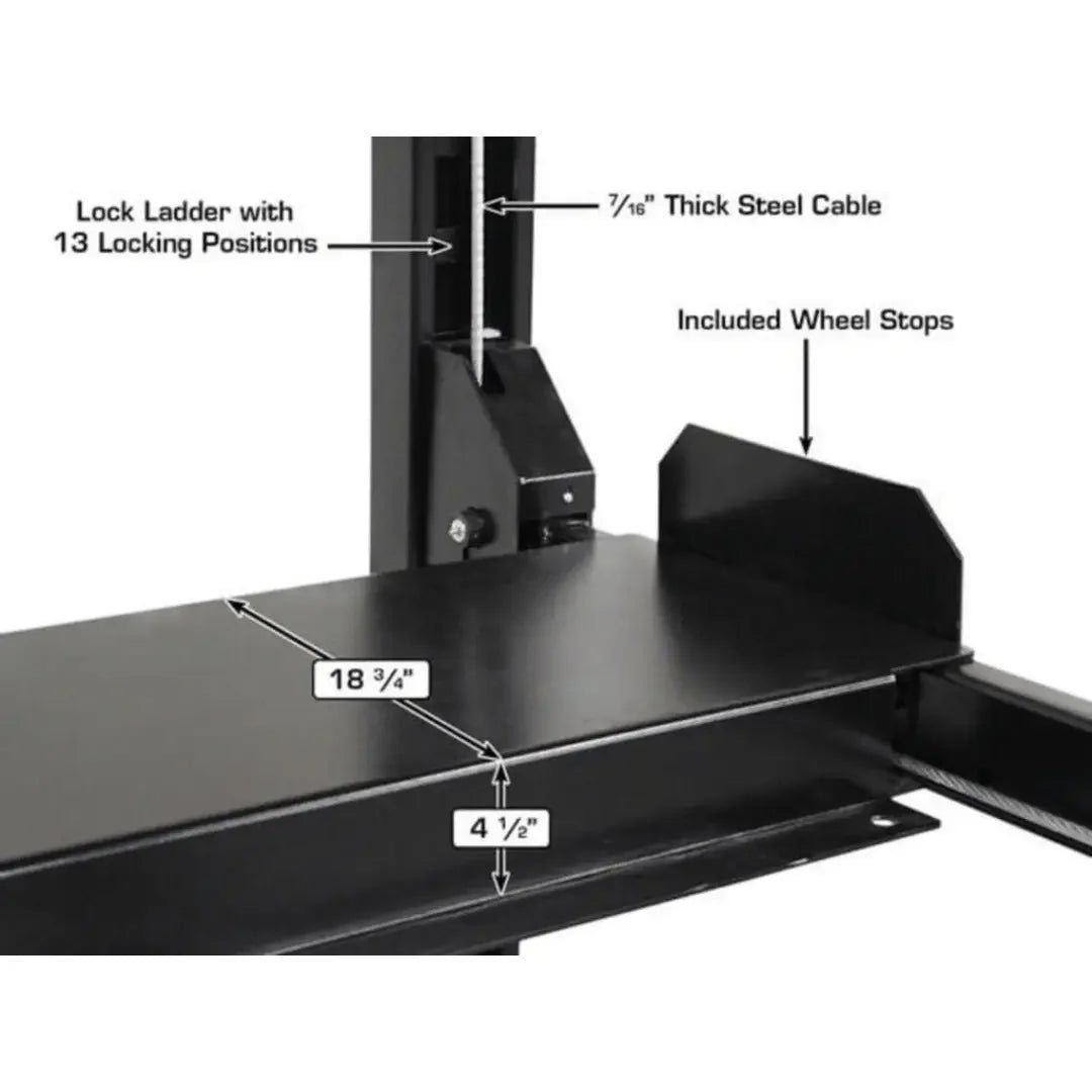 Atlas APEX8 ALI Certified Hobbyist 8,000 lb. Capacity 4-Post Lift - Image 13