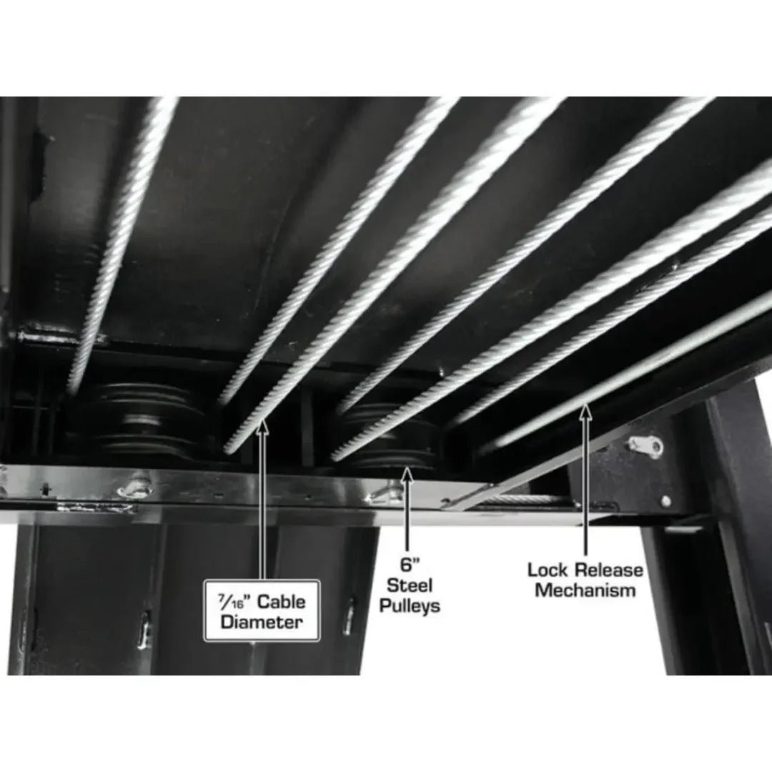 Atlas ALI Certified APEX9 4-Post Lift + RJ6 Rolling Bridge Jack Combo - Image 11