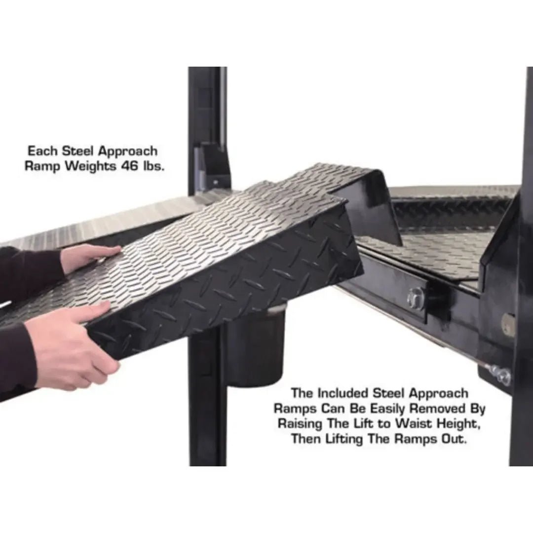 Atlas Garage PRO8000EXT-L 4 Post Lift + RJ35 Sliding Jack Combo - Image 12