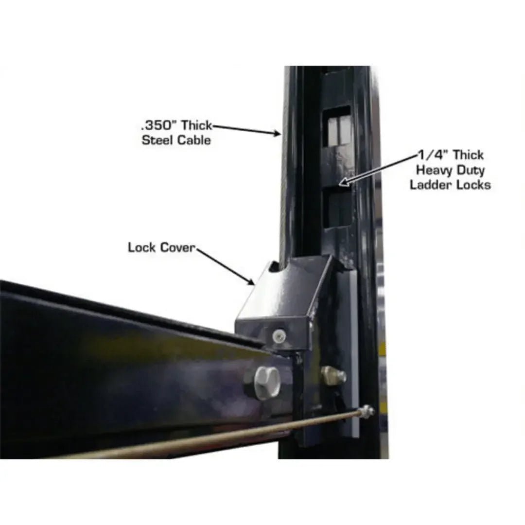 Atlas Garage PRO8000EXT Extra Tall Portable Hobbyist 8,000 lb. Capacity 4-Post Lift - Image 12