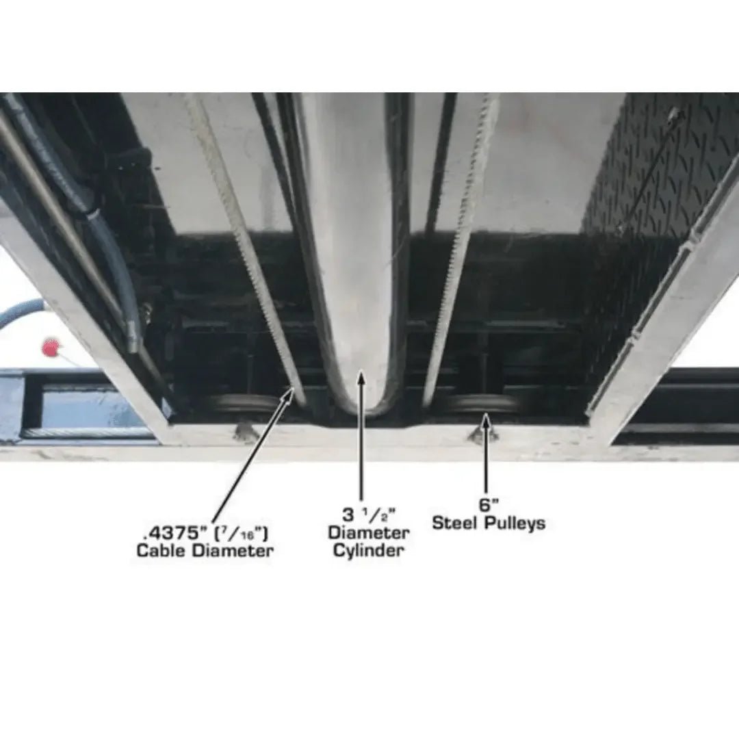 Atlas Garage Extra Tall/Extra Wide Portable Lift | Heavy Duty 4-Post Lift - Image 14