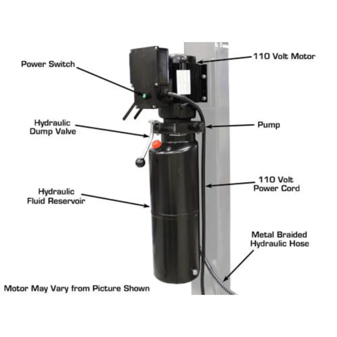 Atlas Garage PRO8000EXT-L Extra Tall/Extra Long Portable Hobbyist 8,000 lb. Capacity 4-Post Lift - Image 17
