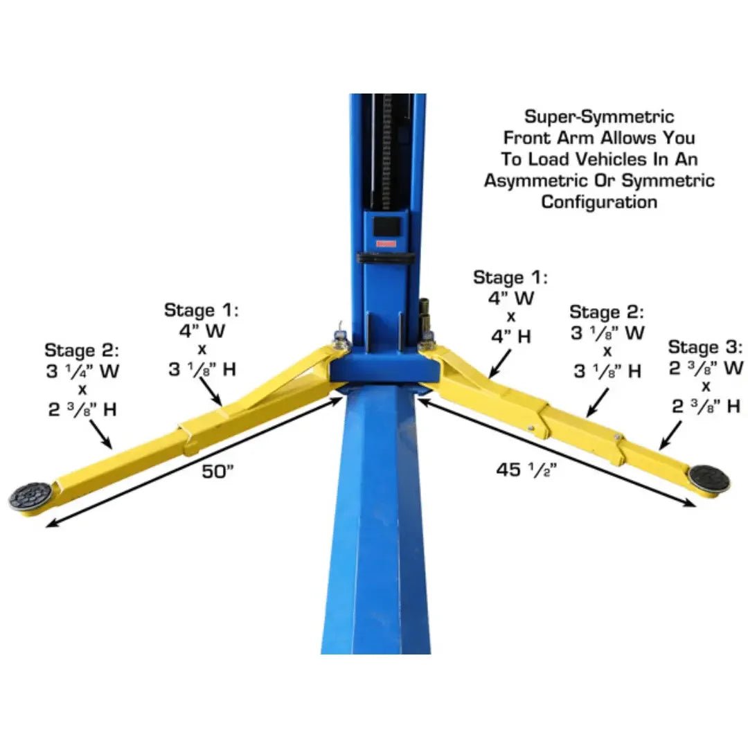 Atlas BP8000 8,000 lb Capacity Baseplate 2 Post Lift - Image 19