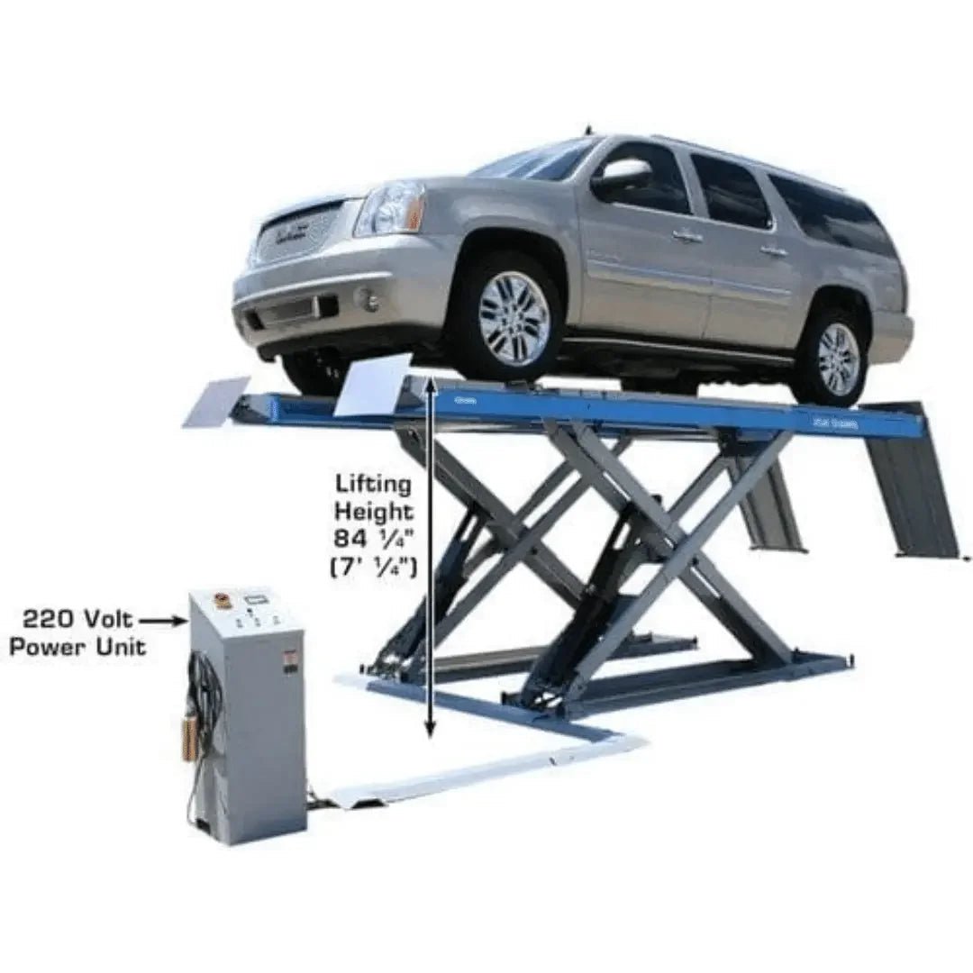 Atlas 12AWFSL 12,000 lb Capacity Alignment Scissor Lift with Wheels Free Lifts - Image 2