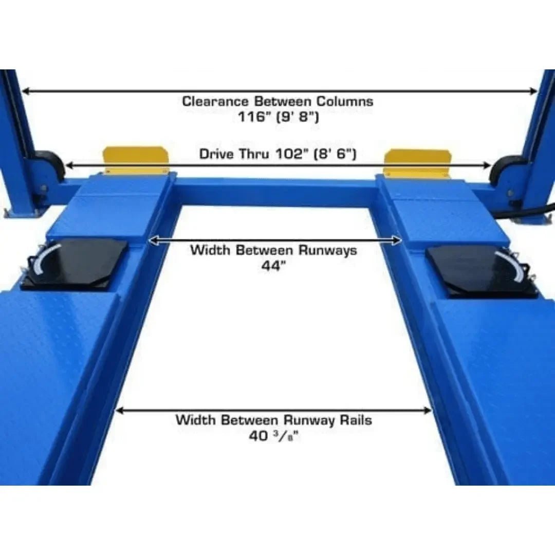Atlas 414A 14,000 lb Commercial Grade 4 Post Alignment Lift - Image 21