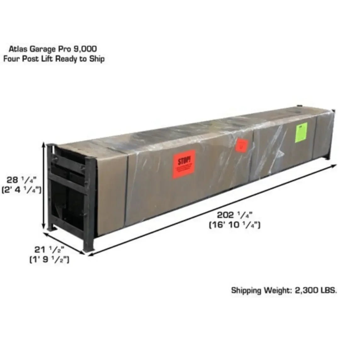 Atlas Garage Extra Tall/Extra Wide Portable Lift | Heavy Duty 4-Post Lift - Image 28