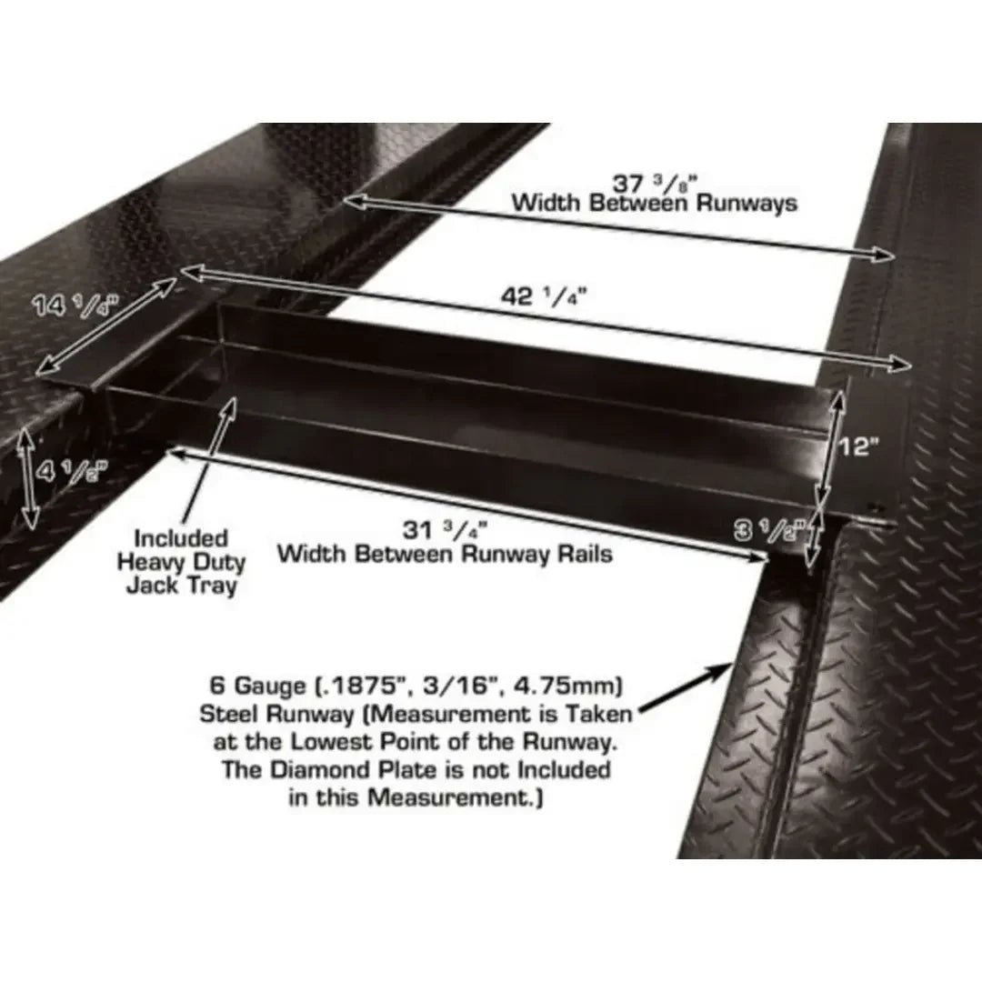 Atlas Garage PRO8000EXT 4 Post Lift + RJ35 Sliding Jacks Combo - Image 25
