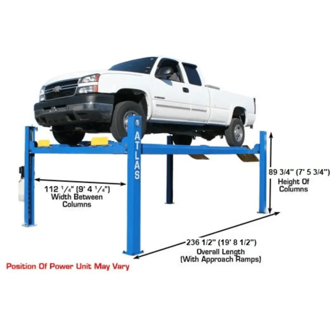 Atlas ATTD-412 12000 lb Heavy Duty 4-Post Lift - Image 2