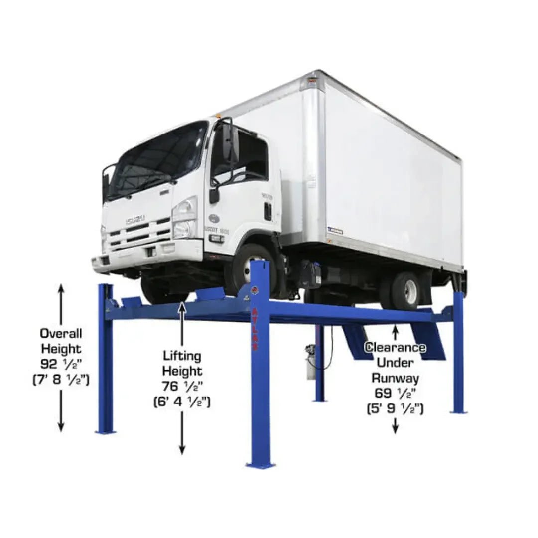 Atlas Platinum PVL14 4-Post Lift + RJ7000 Rolling Bridge Jacks ALI Certified Combo - Image 2