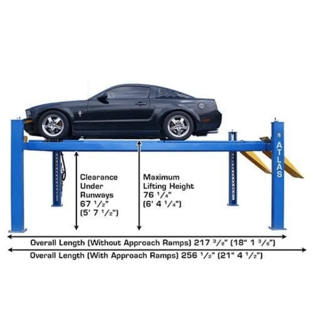Atlas 414A 14,000 lb Commercial Grade 4 Post Alignment Lift - Image 3