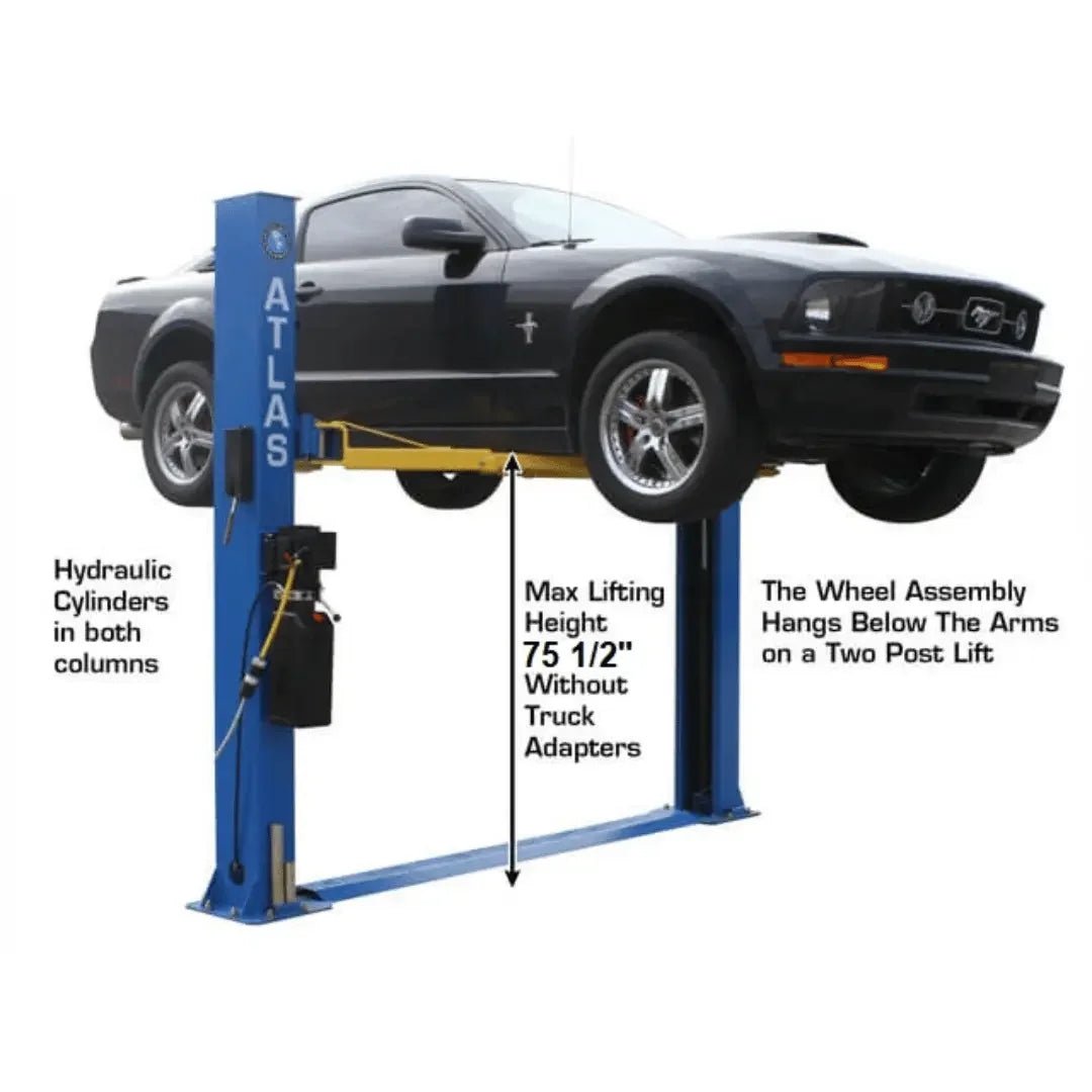 Atlas BP8000 8,000 lb Capacity Baseplate 2 Post Lift - Image 4