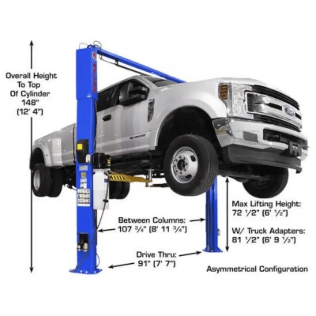 Atlas Platinum PVL10 ALI Certified Commercial Overhead 10,000 lb. Capacity 2 Post Car Lift - Image 5