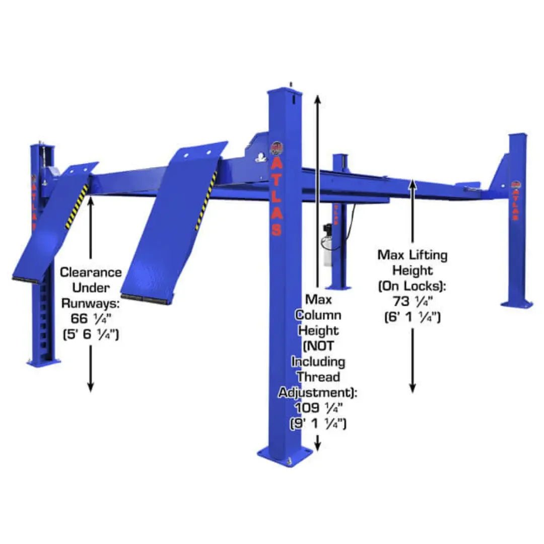Atlas Platinum PVL14OF-EXT 14000 lb Certified Alignment Lift - Image 4