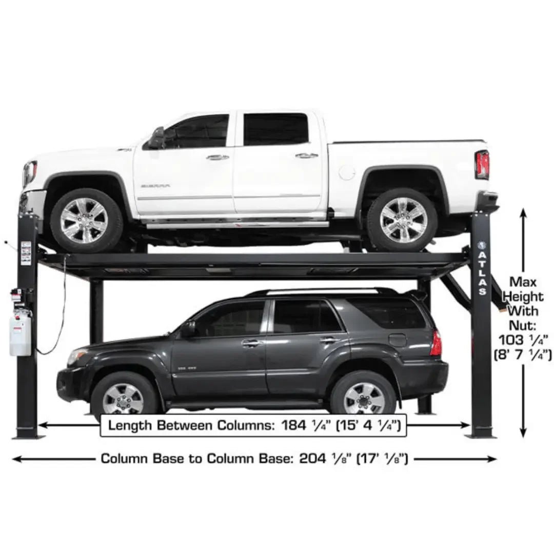 Atlas APEX9 ALI Certified Hobbyist 9,000 lb. Capacity 4-Post Lift - Image 2