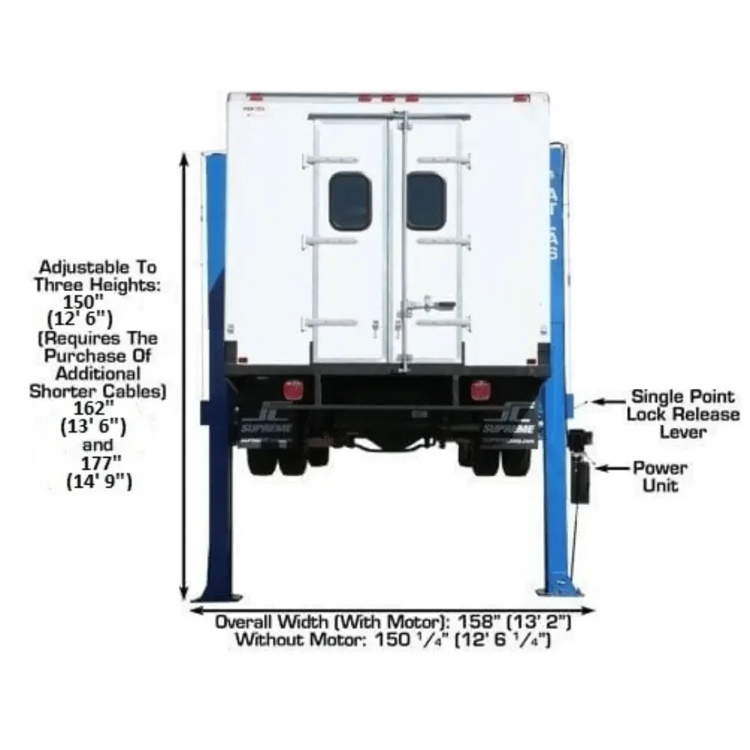 Atlas PV15PX 15,000 lb Overhead 2 Post Lift - Image 4