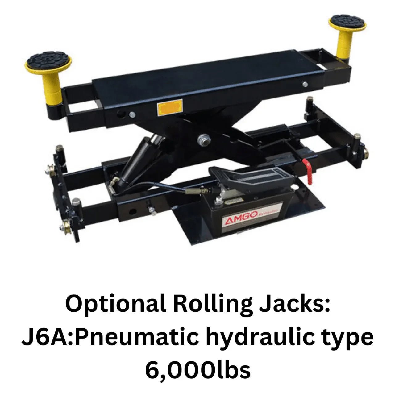 Amgo PRO-12SX 12,000 lb. 4 Post Lift Truck Service Combo - Image 6