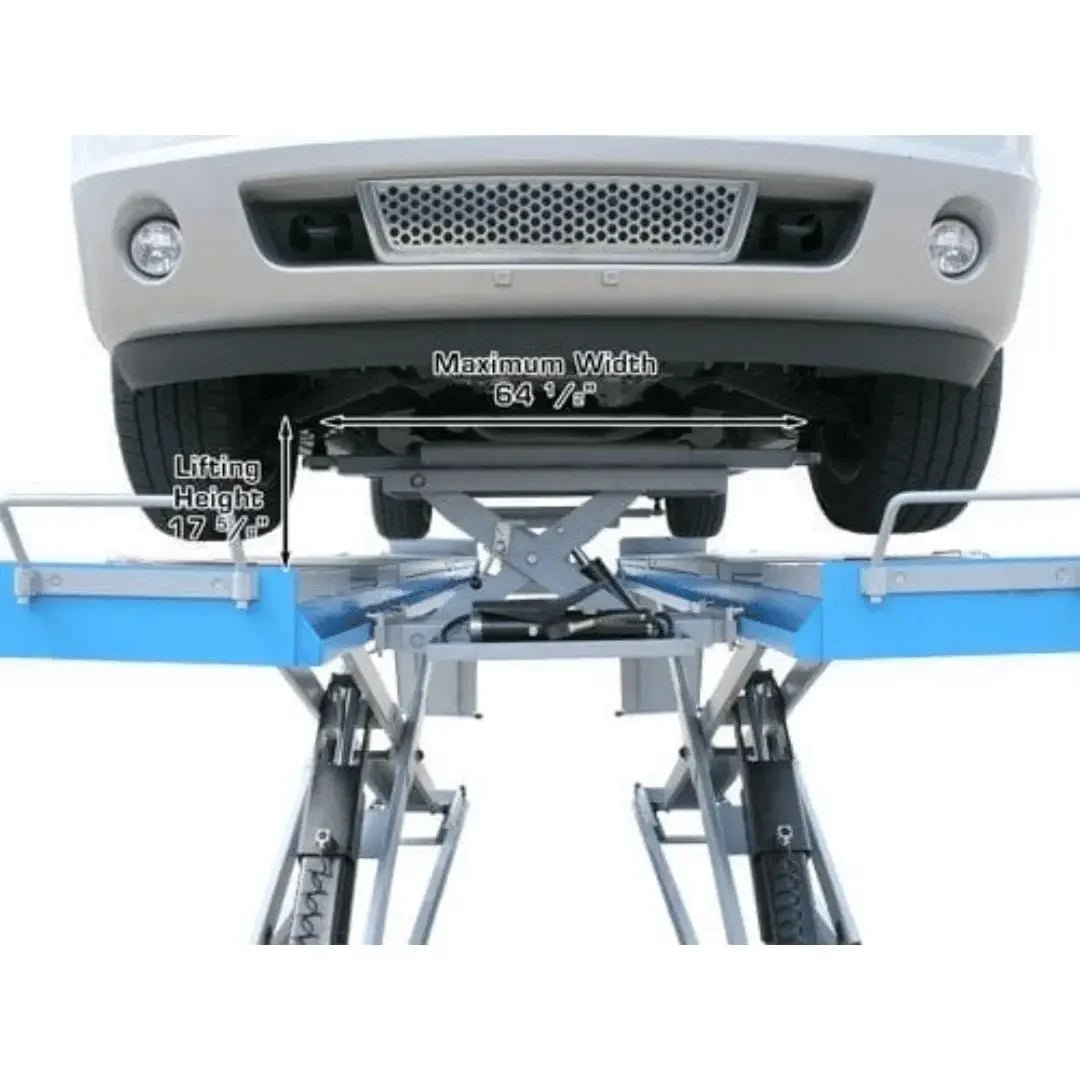 Atlas 12AWFSL Alignment Scissor Lift and RJ-6 Rolling Jack Combo - Image 20