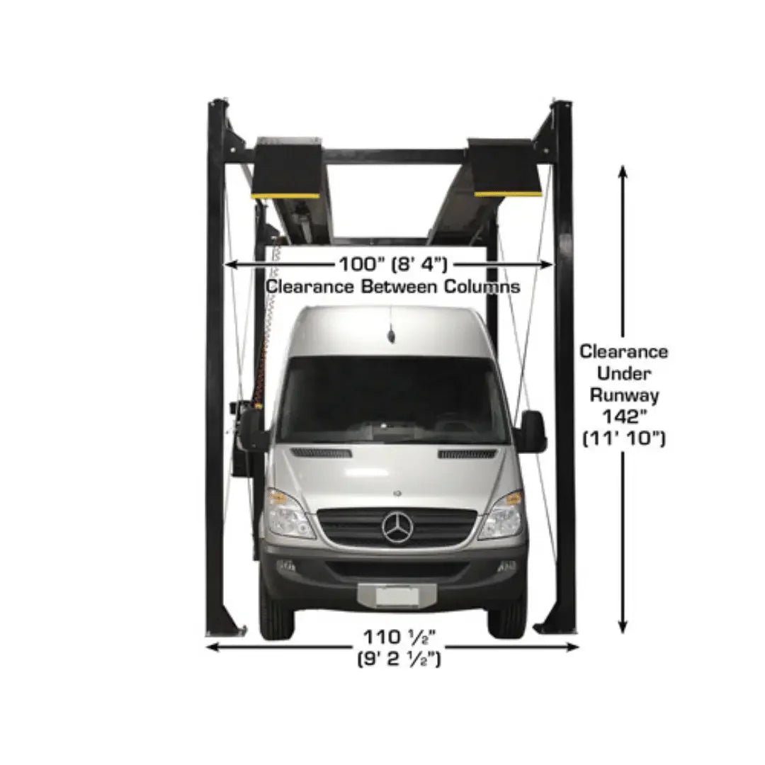 Atlas Garage PRO7000ST Super Tall 7,000 lb. Capacity 4-Post Lift - Image 4