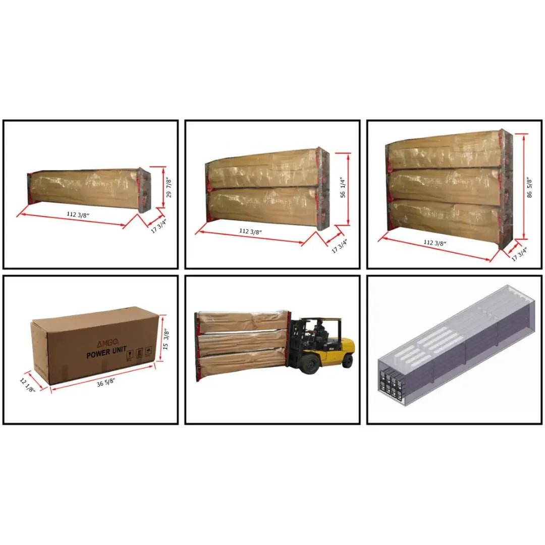 Amgo BP-9 9,000 lb 2 Post Lift - Image 4