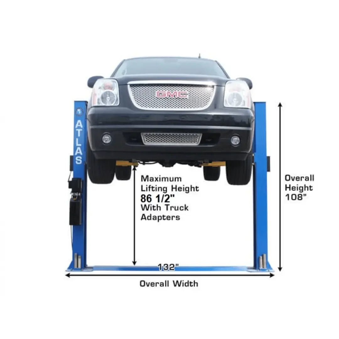 Atlas BP8000 8,000 lb Capacity Baseplate 2 Post Lift - Image 5