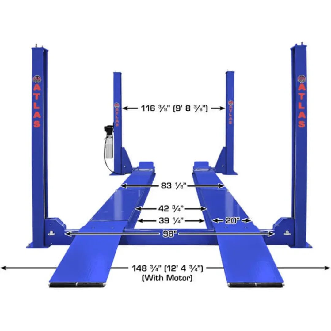Atlas Open Front Alignment Lift + RJ7000 ALI Certified Rolling Jack Combo - Image 5