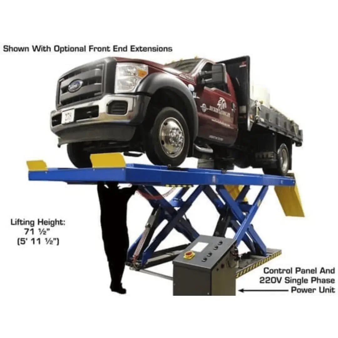 Atlas PX16A Scissor Alignment Lift and RJ8 Rolling Jack Combo - Image 5