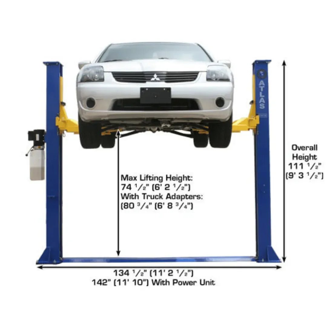 Atlas 9KBPX 9,000 lb Baseplate 2 Post Vehicle Lift - Image 5