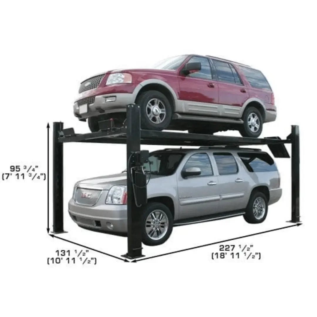 Atlas Garage PRO9000 4 Post Lift + RJ35 Sliding Jacks Combo - Image 3