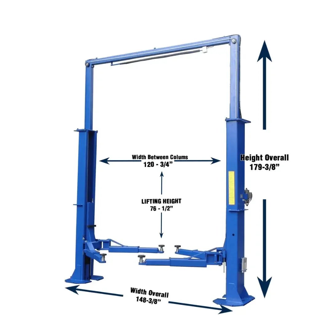 Tuxedo TP15KCX 15,000 lb Heavy Duty 2 Post Lift - Image 10