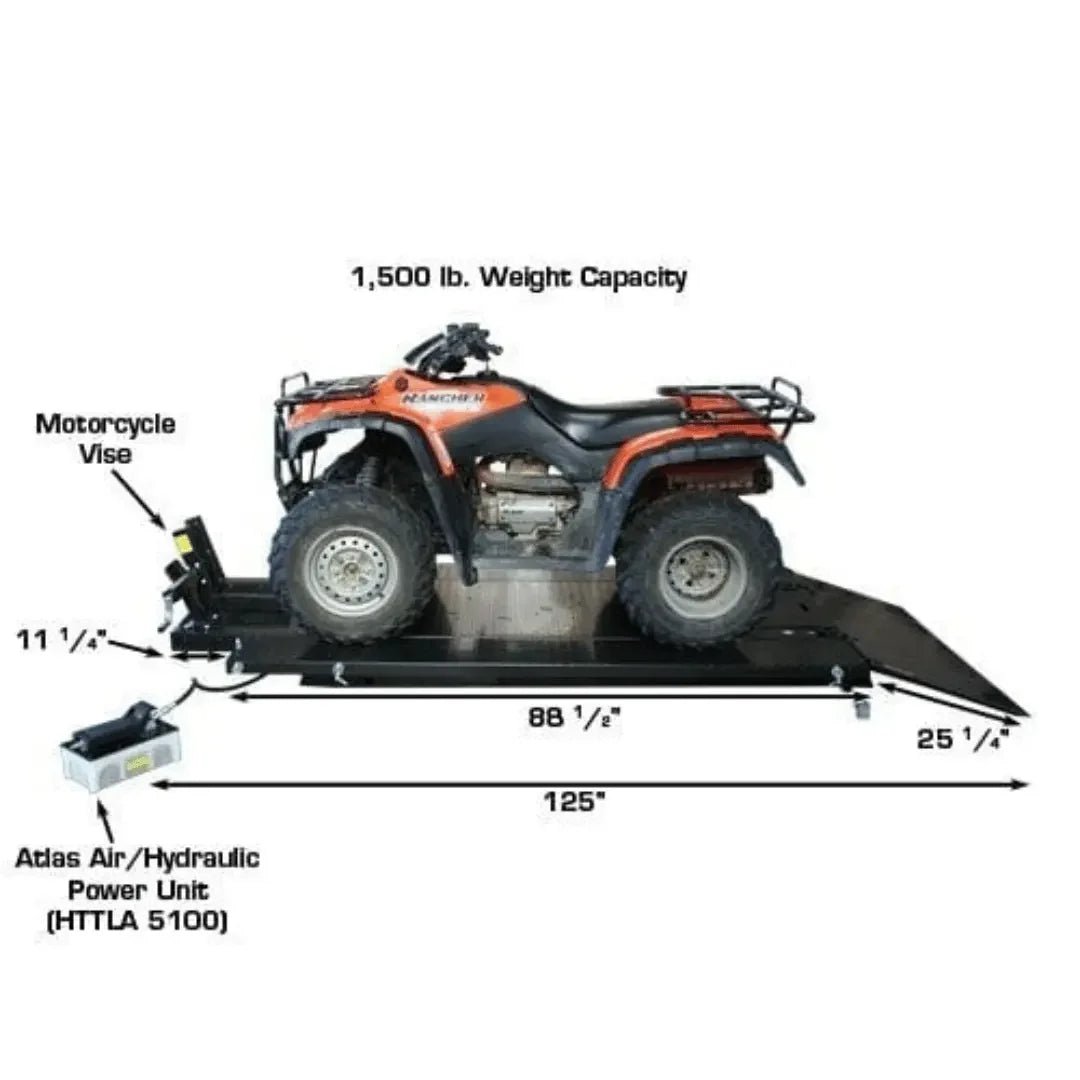Atlas HI-RISE 1500 Motorcycle/ATV Lift 1,500 lb Capacity - Image 6