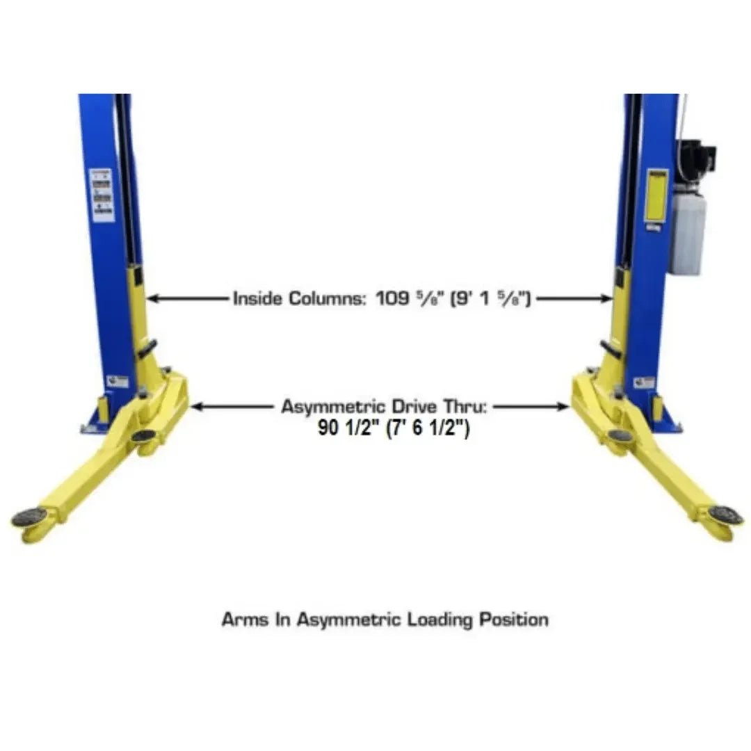 Atlas PRO-9D 9,000 lb 2-Post Overhead Lift - Image 6