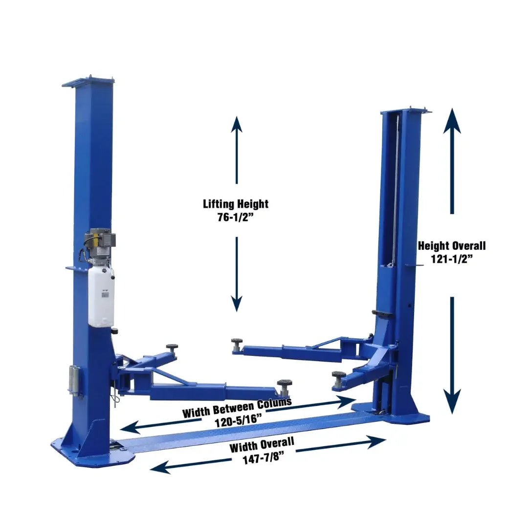 Tuxedo TP12KFX 12,000 lb 2 Post Floor Plate Lift - Image 11