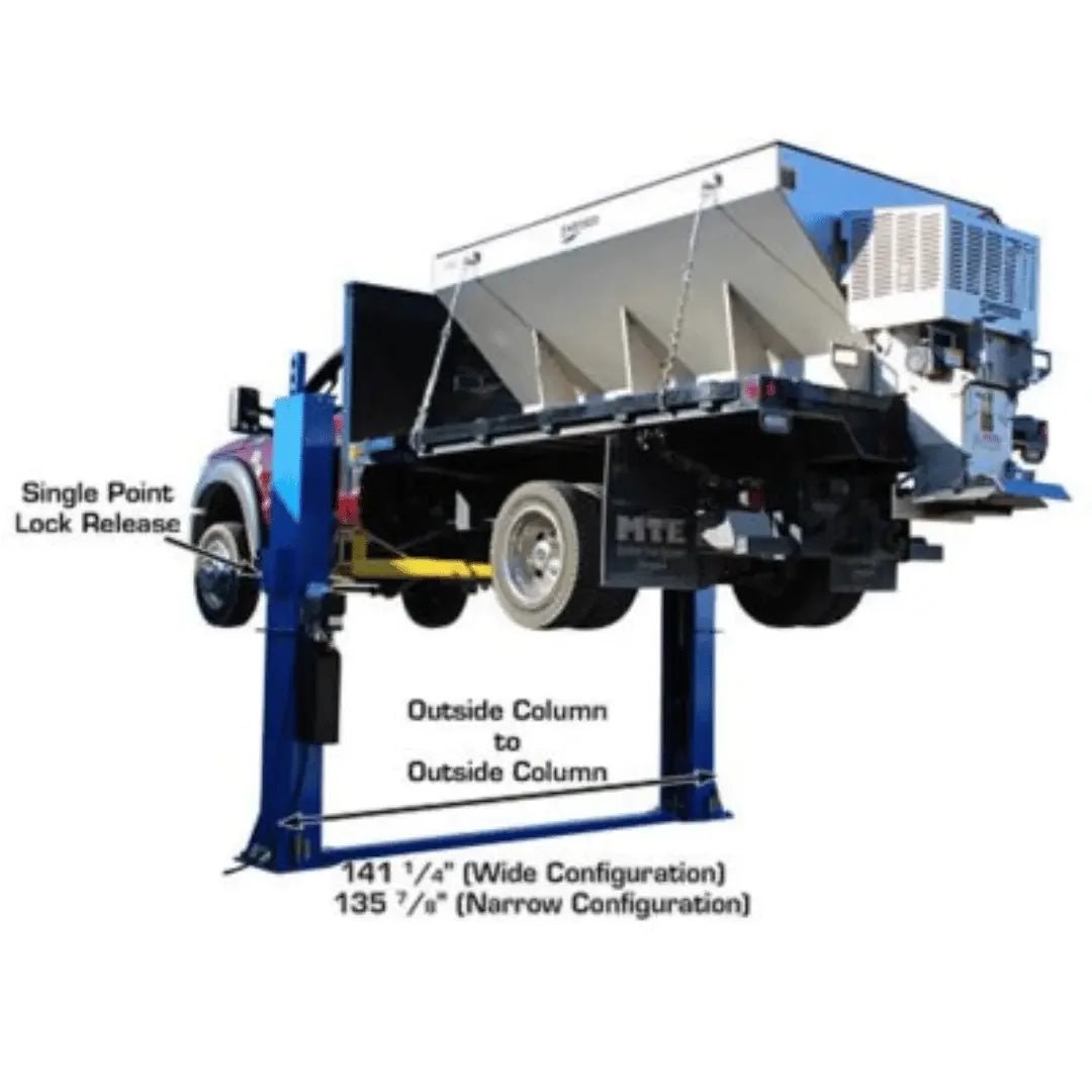 Atlas BP12000X Commercial Grade Baseplate 12,000 lb. Capacity 2 Post Lift - Image 6