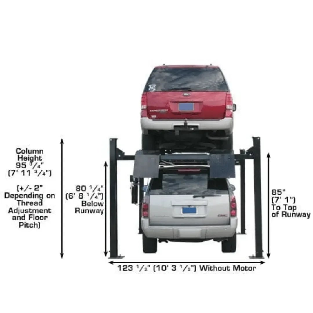 Atlas Garage PRO9000 4 Post Lift + RJ35 Sliding Jacks Combo - Image 5