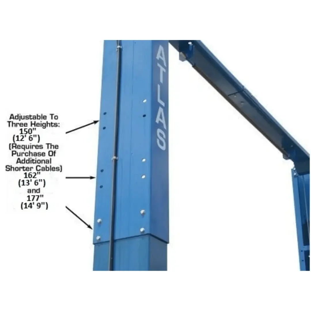 Atlas PV15PX 15,000 lb Overhead 2 Post Lift - Image 7