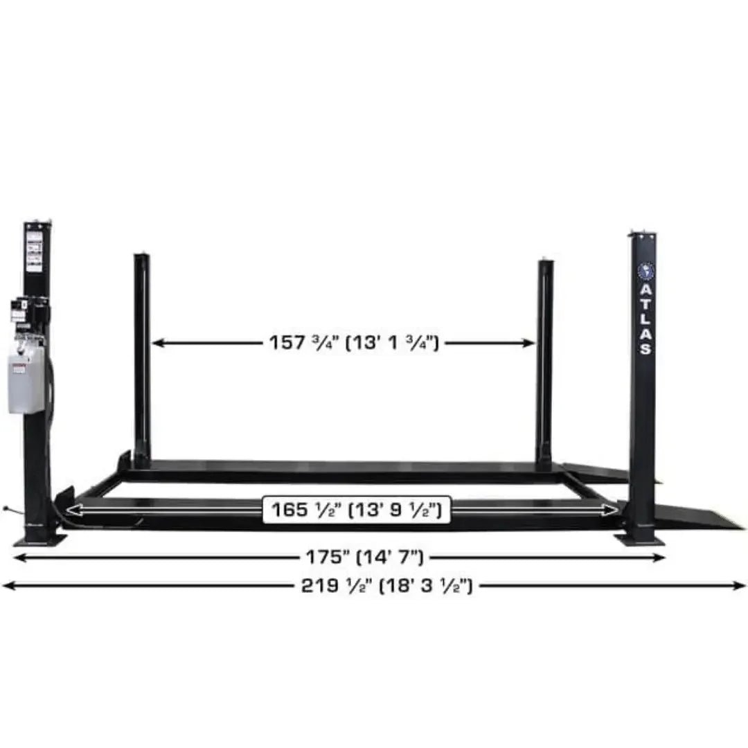 Atlas APEX8 ALI Certified Hobbyist 8,000 lb. Capacity 4-Post Lift - Image 7