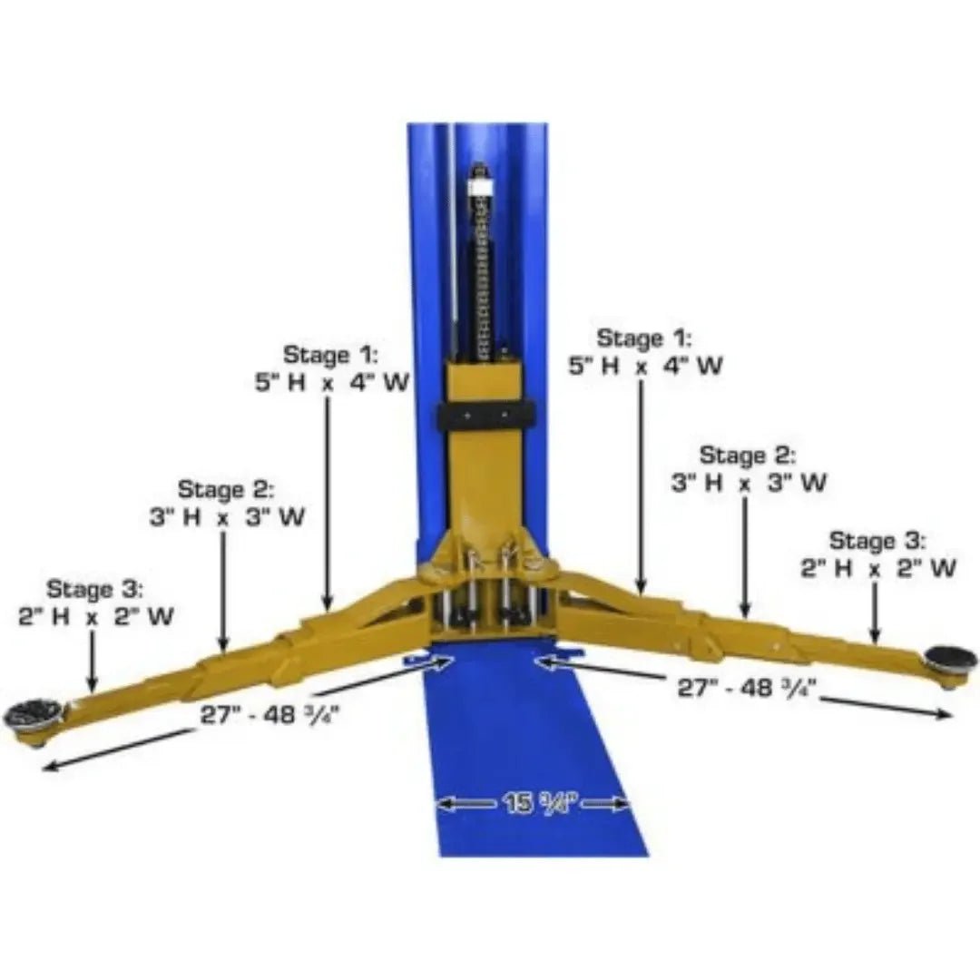 Atlas Platinum PVL9BP 9000 lb Certified Baseplate Lift - Image 7