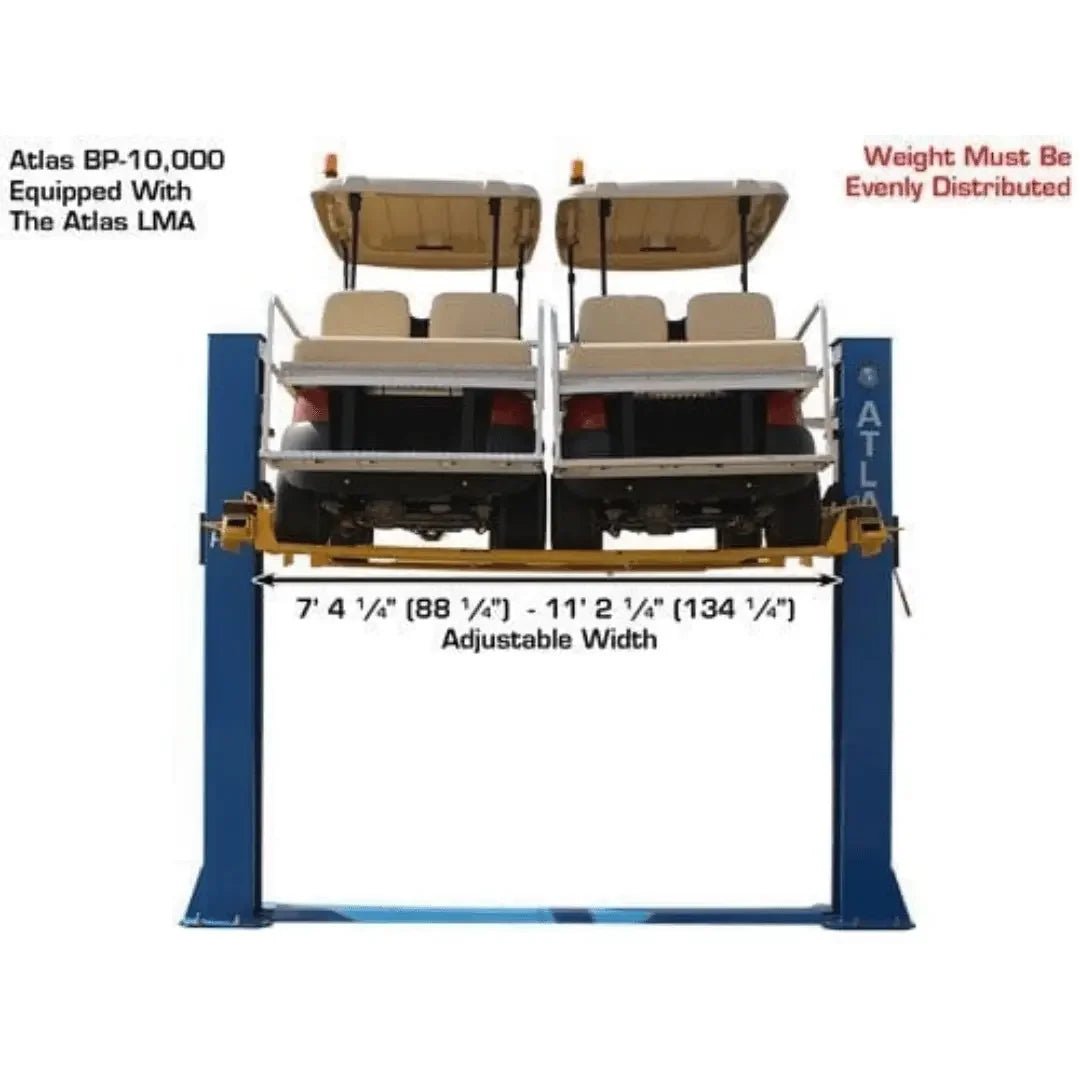 Atlas 9OHSC 2-Post Lift + Lawn Mower Adapter Combo - Image 26