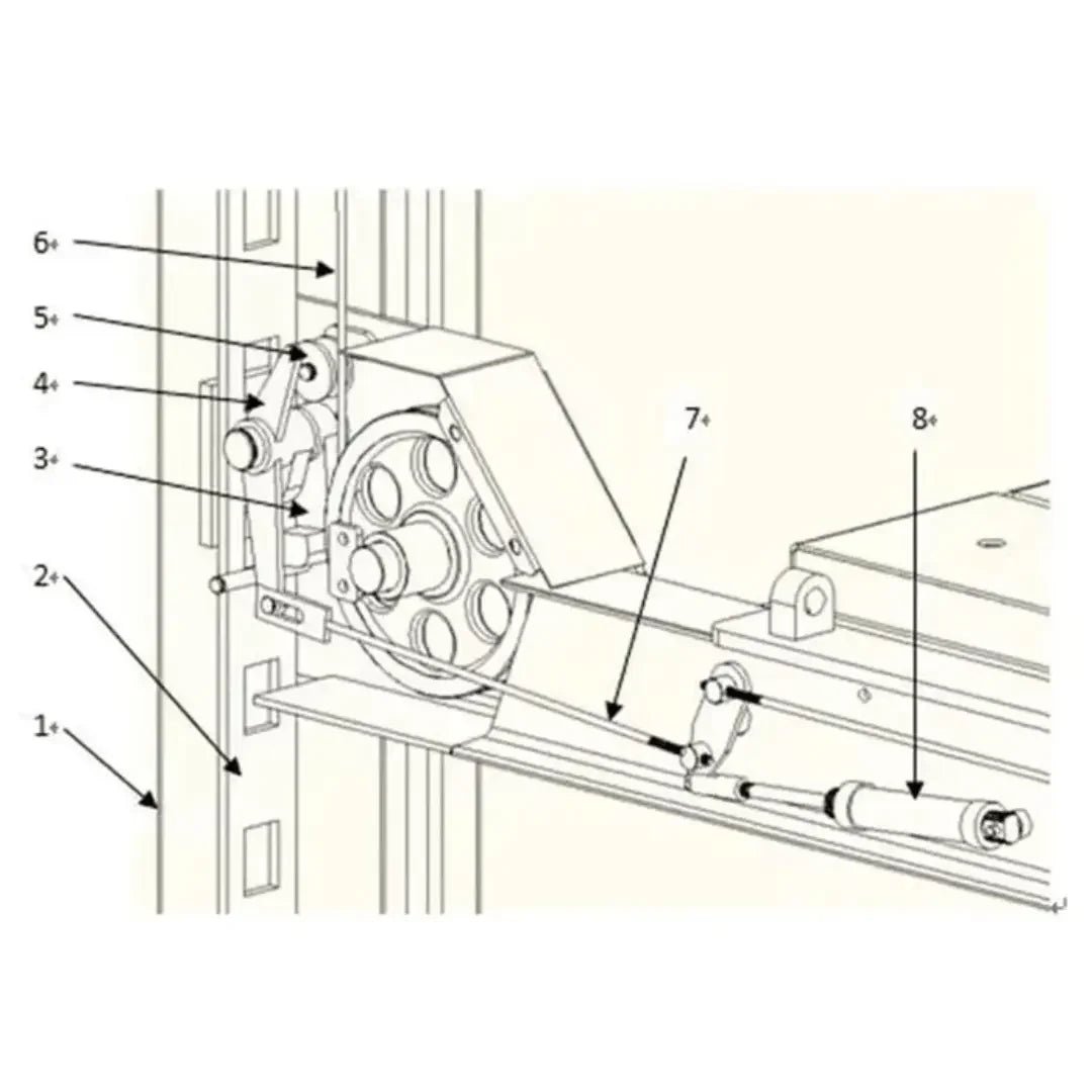 Katool KT-4H150 15,000 lbs 4 Post Alignment Lift With Rolling Jack - Image 8