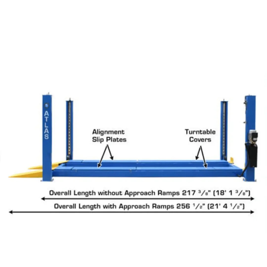 Atlas 414A 14,000 lb Commercial Grade 4 Post Alignment Lift - Image 8