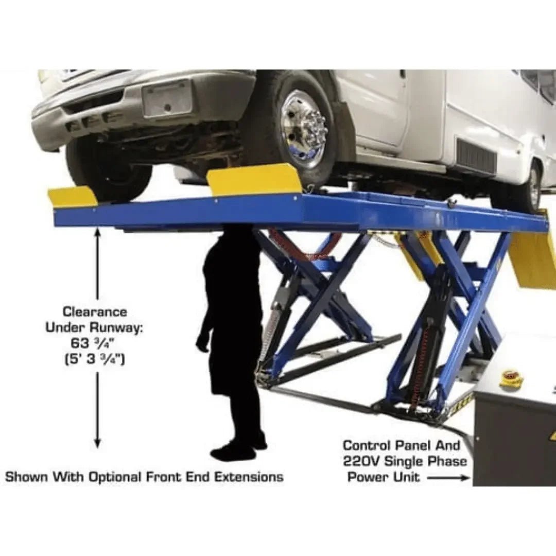Atlas PX16A Scissor Alignment Lift and RJ8 Rolling Jack Combo - Image 8