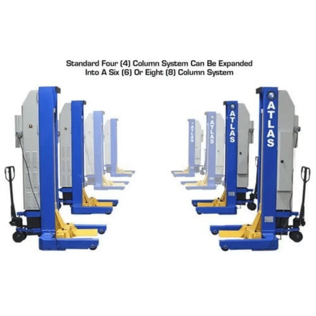 Atlas 66,000 LB. ALI Certified Battery Powered Mobile Column Lift System - Image 9