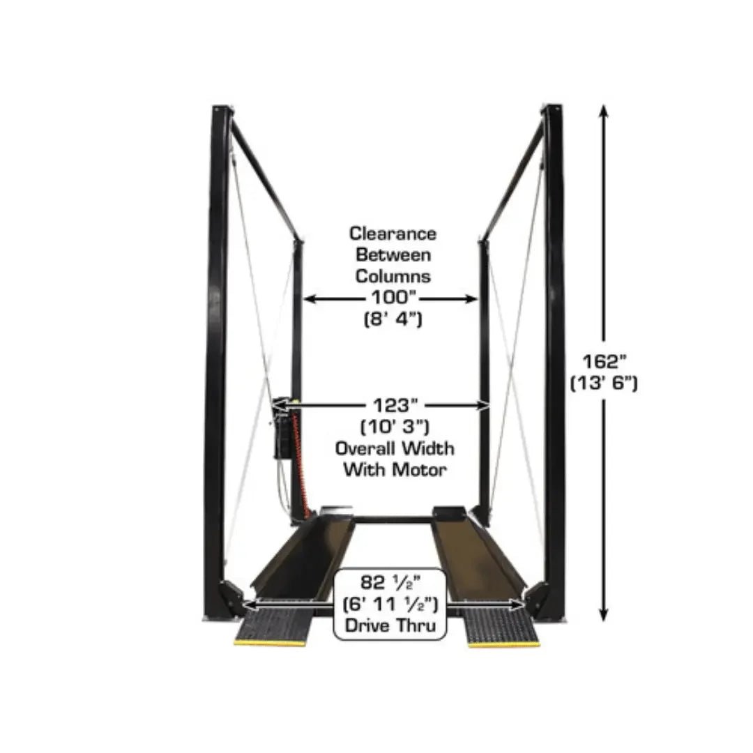 Atlas Garage PRO7000ST Super Tall 7,000 lb. Capacity 4-Post Lift - Image 9