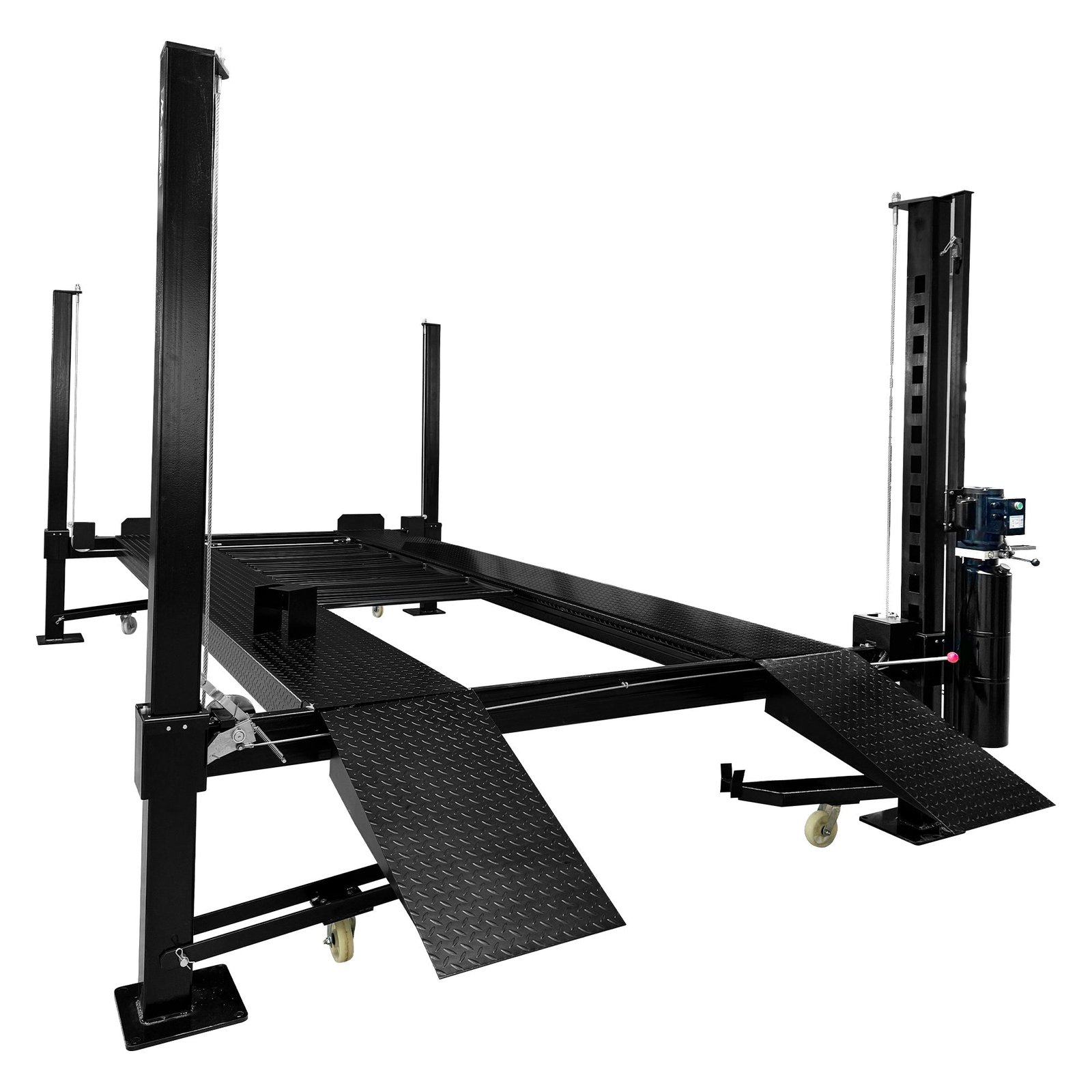APlusLift 11,000LB 4-Post Portable Parking Storage Service Car Lift - HW-4P11S - Image 3