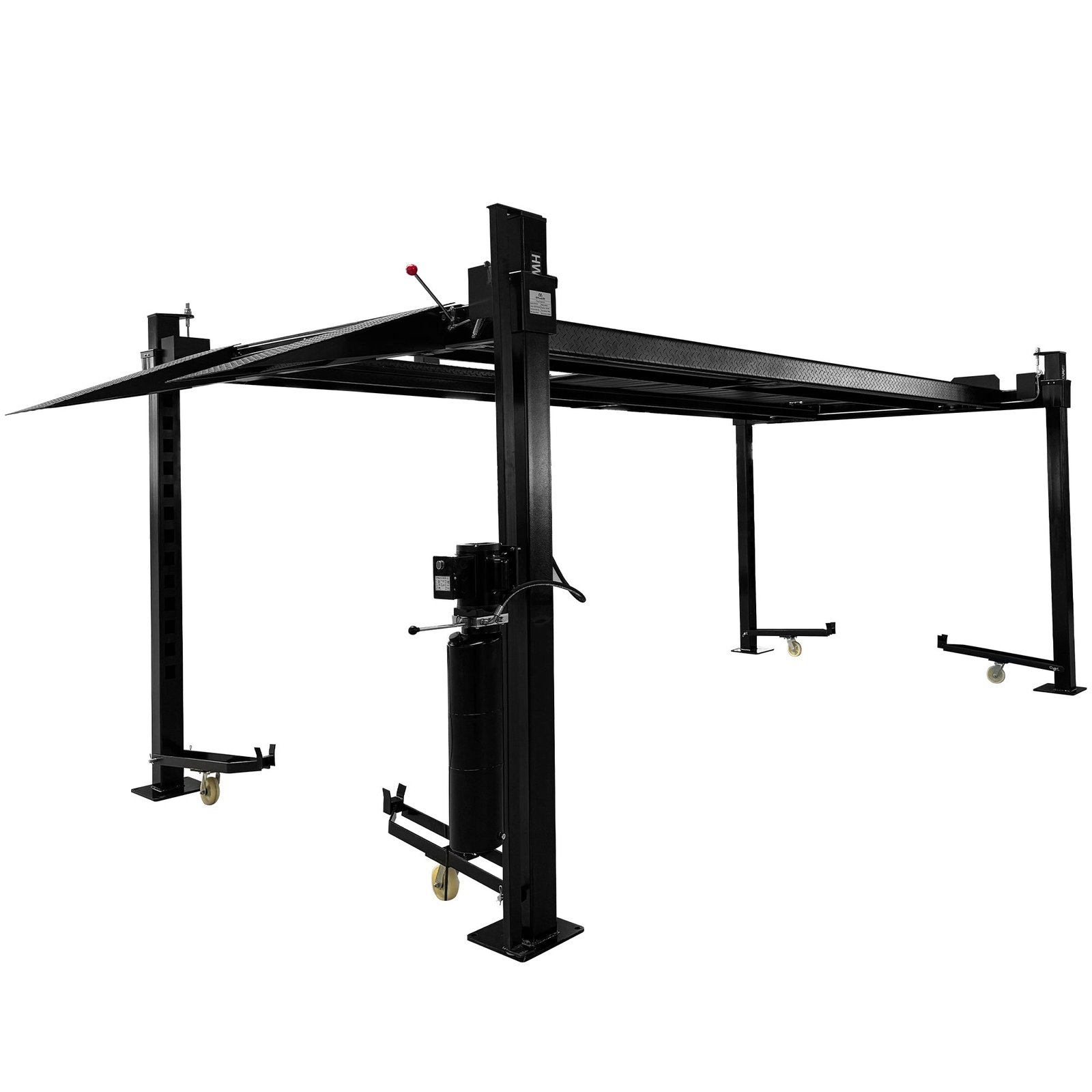 APlusLift 11,000LB 4-Post Portable Parking Storage Service Car Lift - HW-4P11S - Image 9