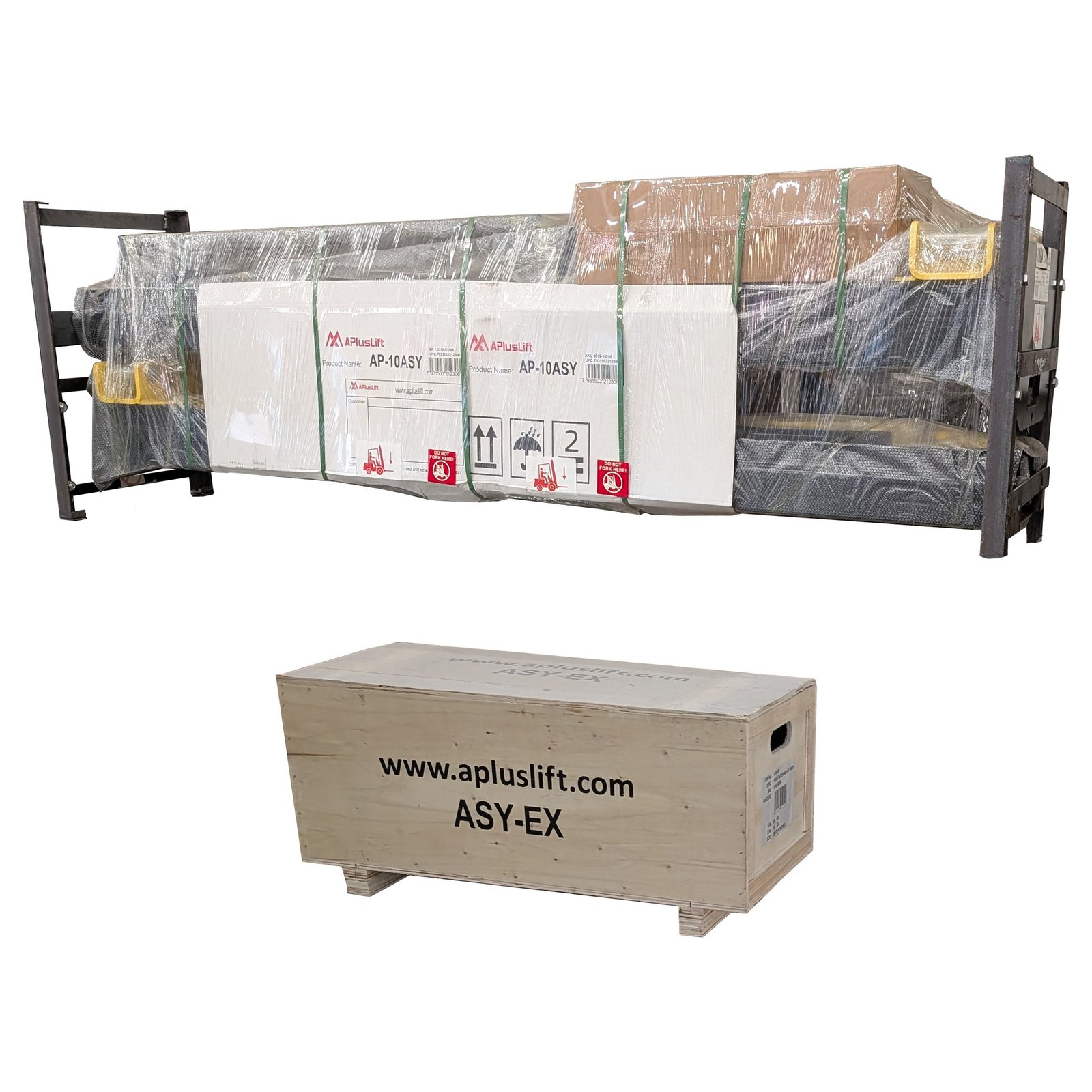 APlusLift 10,000LB 2-Post Overhead Symmetrical and Truly Asymmetrical Single Release Car Lift with 3 Year Warranty - HW-10ASY - Image 17